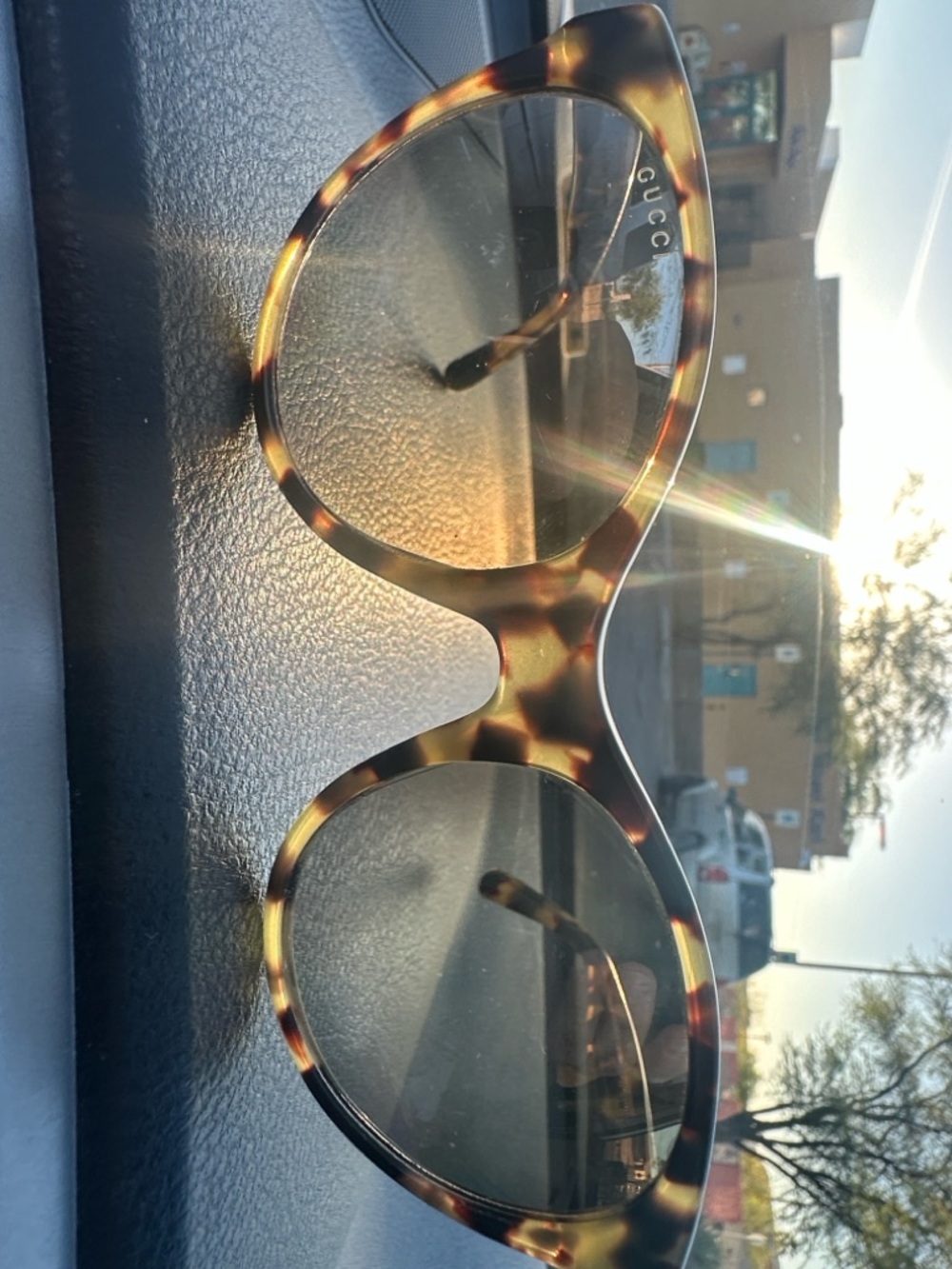 Gucci Tortoiseshell Sunglasses Frame - Brown & Black Tones